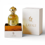 ROUH Layali Parfum 100ml | Oud for Men and Women – Unisex Arabic Perfume | Long-Lasting Oriental Fragrance with Incense, Fruity Accords & Amber Wood Perfume Notes