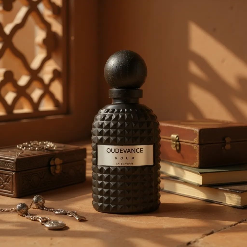 ROUH Oudavance Eau de Parfum for Men & Women | Long-Lasting Oud, Amber & Musk Fragrance | Luxurious Arabic Perfume with Deep Oriental Notes – 80 ml