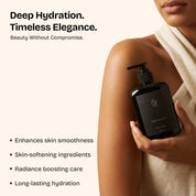 ROUH Imperial Oud Body & Hand Lotion 300ml – Luxury Unisex Moisturising Cream with Amber Notes – Deeply Hydrating, Non-Greasy Formula for Smooth, Soft & Radiant Skin