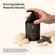 ROUH Imperial Oud Hand Wash – Luxury Arabian-Inspired Hand Soap with Deep Cleansing & Moisturising Formula – Long-Lasting Fragrance Infused with Rich Oud & Amber Notes – 300ml