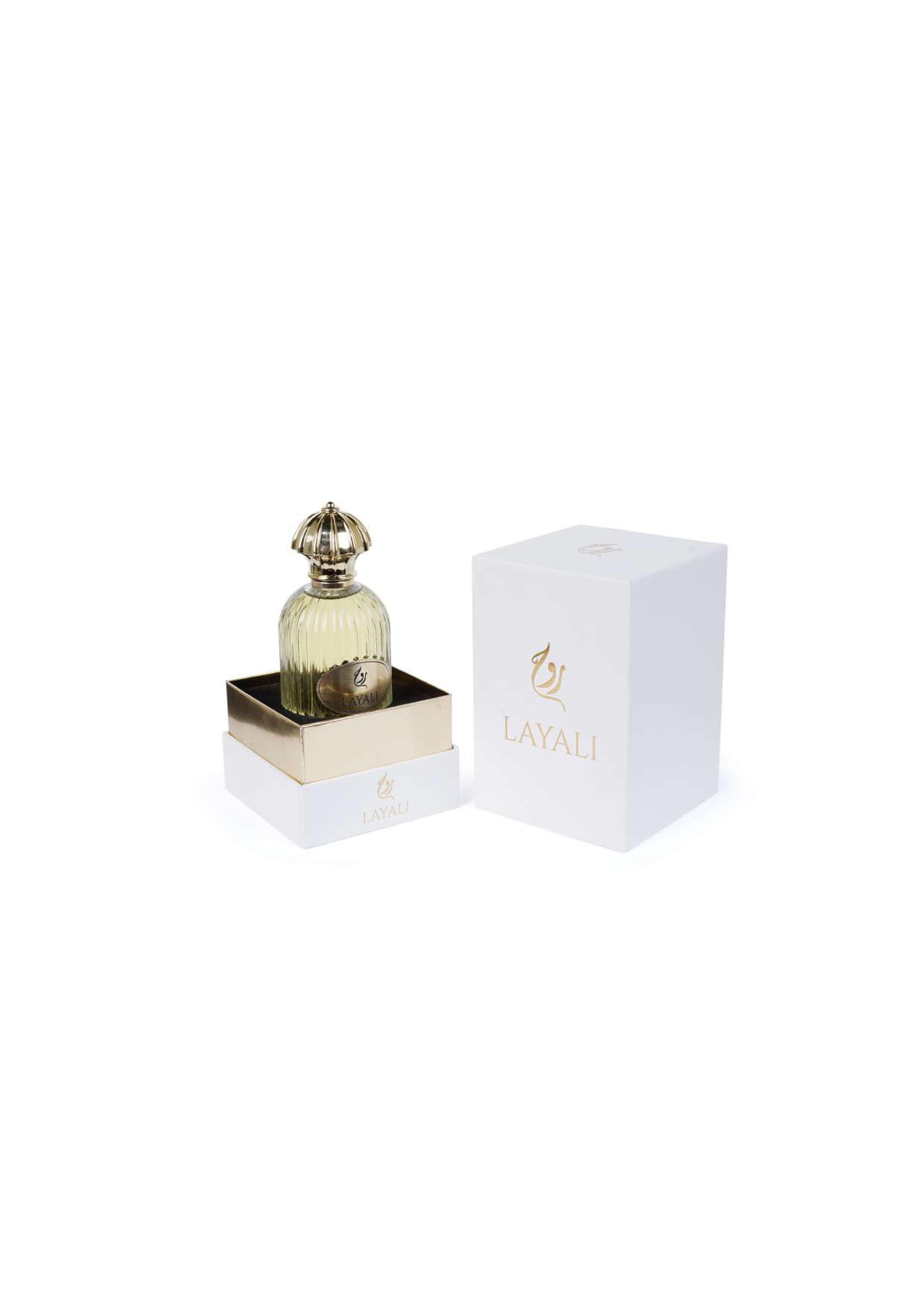 ROUH Layali Parfum 100ml | Oud for Men and Women – Unisex Arabic Perfume | Long-Lasting Oriental Fragrance with Incense, Fruity Accords & Amber Wood Perfume Notes